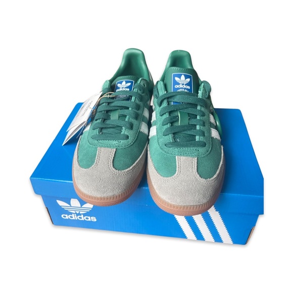 Adidas Samba OG Collegiate Green Gum Grey Toe - (US Men’s Size 6/Women’s Size 7) - Picture 5 of 7
